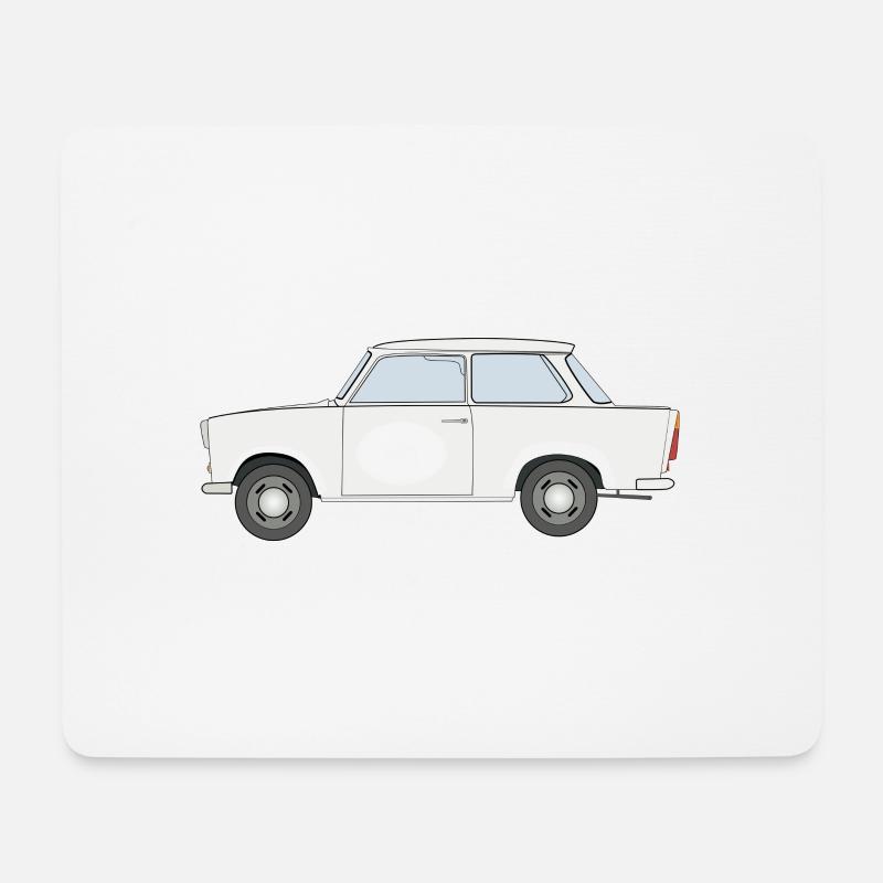 Trabi, Transnt aus der DDR - Mousepad (Querformat) - Weiß