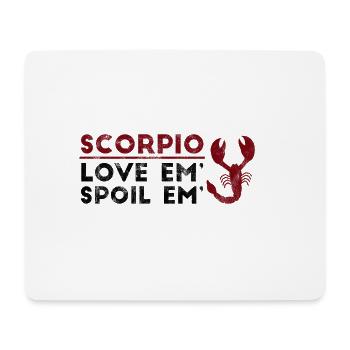 Star sign Scorpio / Zodiac Scorpio - Mouse Pad (horizontal) - white - Front