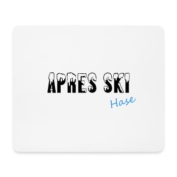 Apres Skihase - Mousepad (Querformat) - Weiß - Vorne