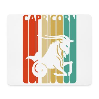 Vintage Capricorn Zodiac for Christmas, Birthday - Mouse Pad (horizontal) - white - Front