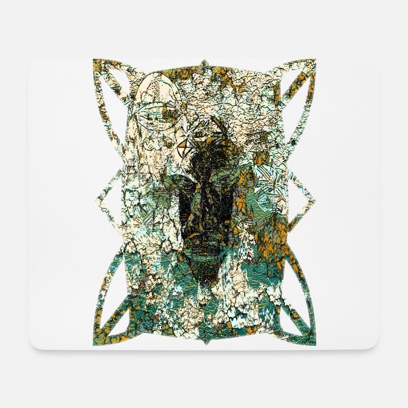 Masques africains (2) - Tapis de souris (format paysage) - blanc