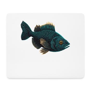 Fly Fisher - Mouse Pad (horizontal) - white - Front