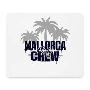 Mallorca Party Crew - Mousepad (Querformat) - Weiß - Vorne