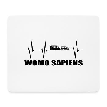 Camping - Mousepad (Querformat) - Weiß - Vorne