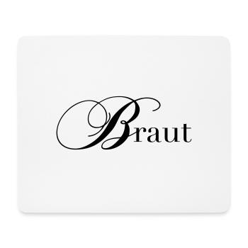 Braut - Mousepad (Querformat) - Weiß - Vorne