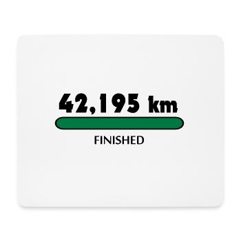 Marathon Finisher - Mouse Pad (horizontal) - white - Front