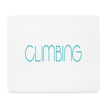 climbing klettern - Mousepad (Querformat) - Weiß - Vorne