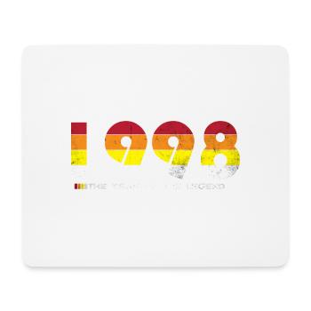 Millésime 1998 - L’Année de la Légende - Rétro 26 - Tapis de souris (format paysage) - blanc - Devant