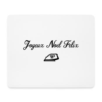 JOYEUX NOEL FELIX - Tapis de souris (format paysage) - blanc - Devant