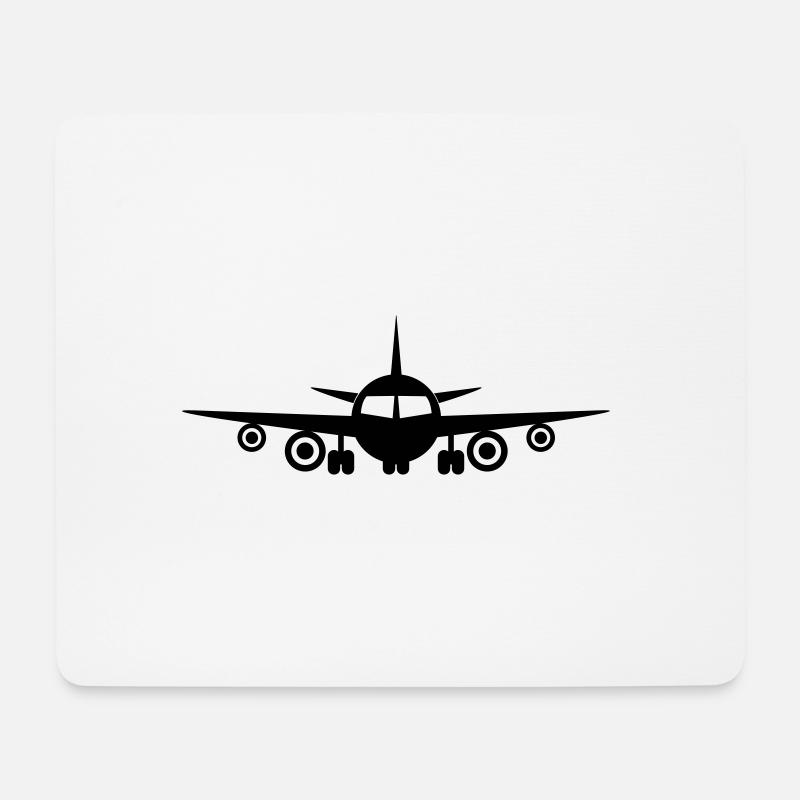 Avion - Fly - Tapis de souris (format paysage) - blanc