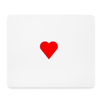 I love badminton badminton - Mouse Pad (horizontal) - white - Front