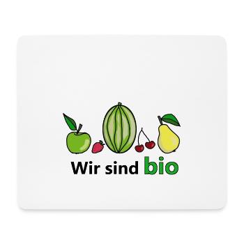 Organic fruit - Mouse Pad (horizontal) - white - Front