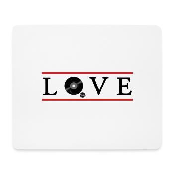 DJ Platten Djane Turntable Musik Vinyl dj - Mousepad (Querformat) - Weiß - Vorne