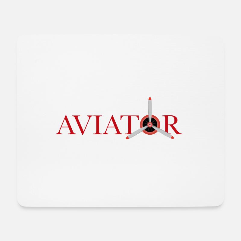 Aviator - Mouse Pad (horizontal) - white