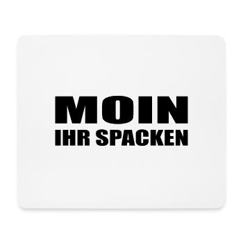 Moin - Mousepad (Querformat) - Weiß - Vorne