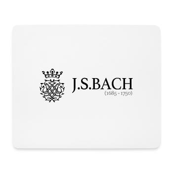 JSBach (1685-1750) - Mousepad (Querformat) - Weiß - Vorne