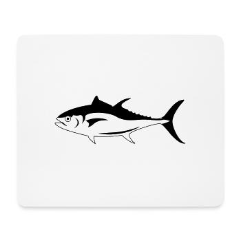 tuna - Mouse Pad (horizontal) - white - Front