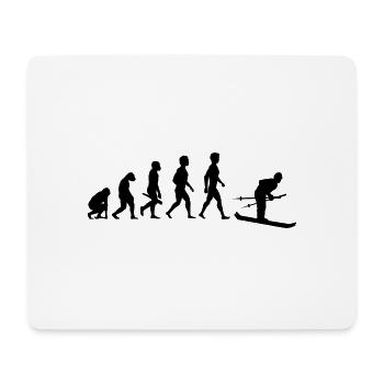 apres ski skifahren langlauf skispingen biathlon3 - Mousepad (Querformat) - Weiß - Vorne