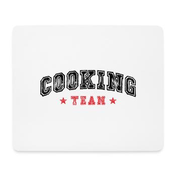Cooking Team - Mousepad (Querformat) - Weiß - Vorne