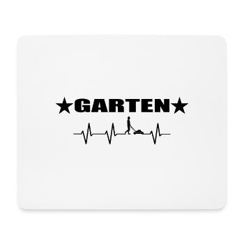 Garten - Mousepad (Querformat) - Weiß - Vorne