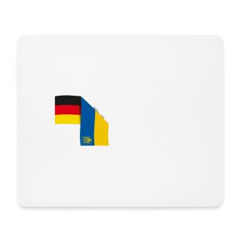 Allemagne Ukraine Tryzub Drapeau - Tapis de souris (format paysage) - blanc - Devant