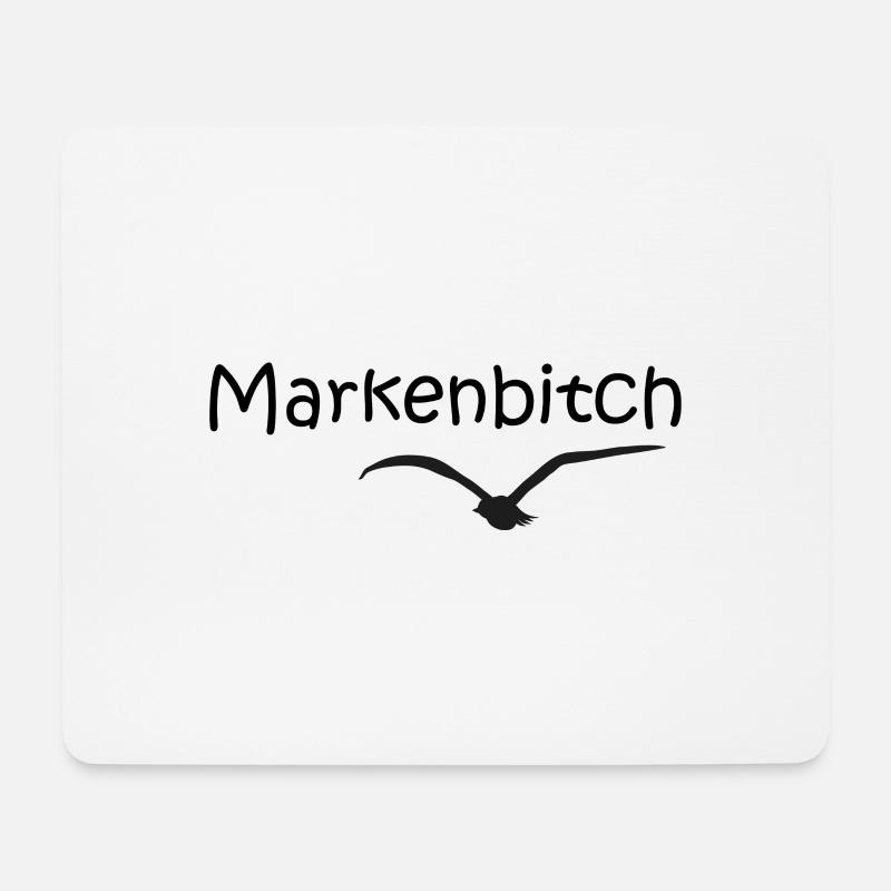 Markenbitch - Mouse Pad (horizontal) - white