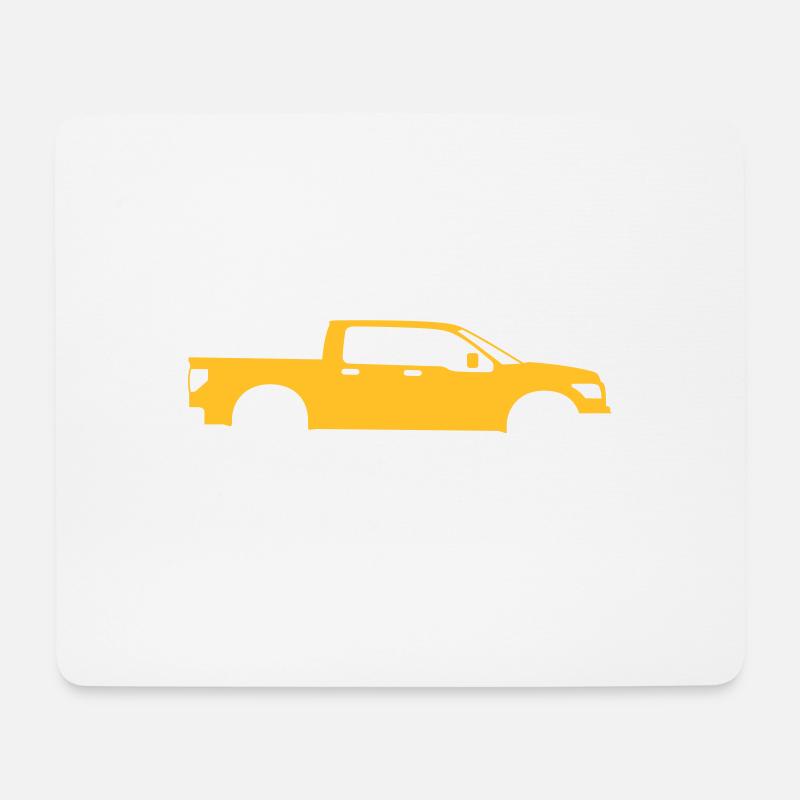 Pick-up - Mousepad (Querformat) - Weiß