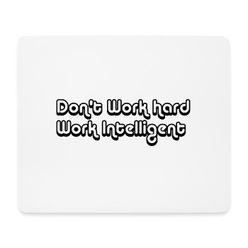 WORK INTELLIGENT - Mouse Pad (horizontal) - white - Front