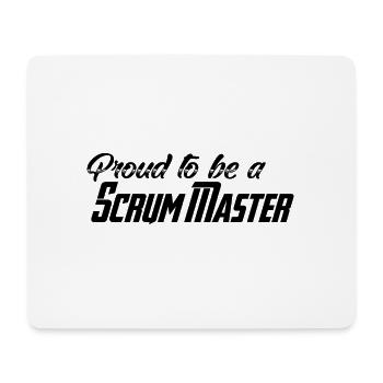 Proud to be a Scrum Master - Tapis de souris (format paysage) - blanc - Devant
