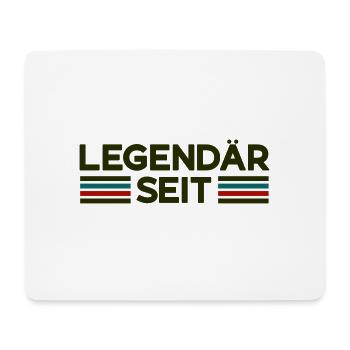 Legendär seit Geburtsjahr Personalisierung - Mousepad (Querformat) - Weiß - Vorne