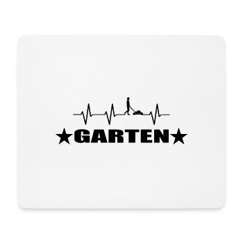 Garten - Mousepad (Querformat) - Weiß - Vorne