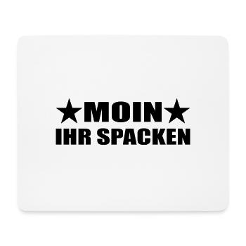 Moin - Mousepad (Querformat) - Weiß - Vorne