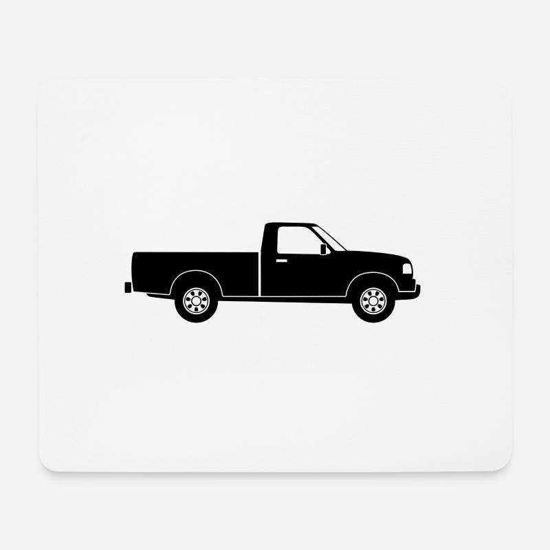 Pick-up Truck - Mousepad (Querformat) - Weiß