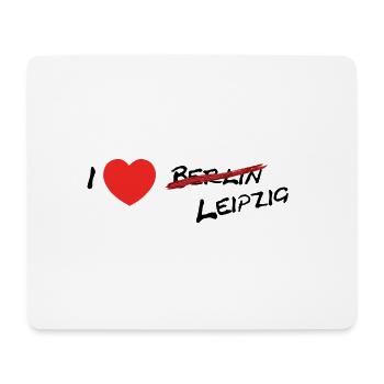 Leipzig / Dresden / Sachsen / Berlin / Geschenk - Mousepad (Querformat) - Weiß - Vorne