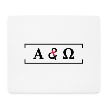 A&O - Mousepad (Querformat) - Weiß - Vorne