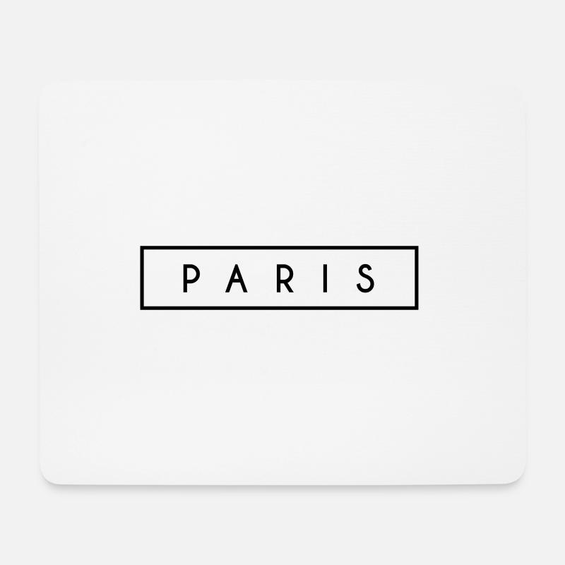 Paris Paris Frankreich - Mousepad (Querformat) - Weiß