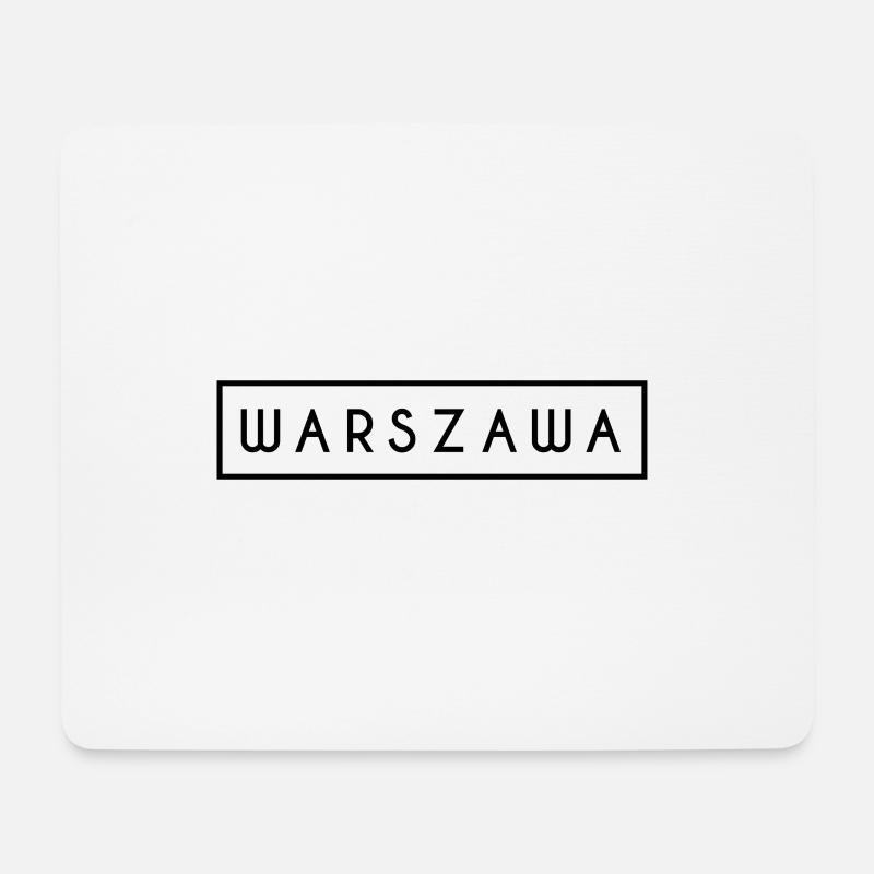 Polska Warszawa Warschau Warsaw Geschenke - Mousepad (Querformat) - Weiß