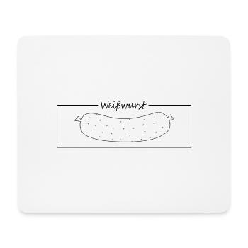 Weißwurst Bayern - Mousepad (Querformat) - Weiß - Vorne