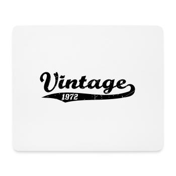 Vintage 1972 - Tapis de souris (format paysage) - blanc - Devant