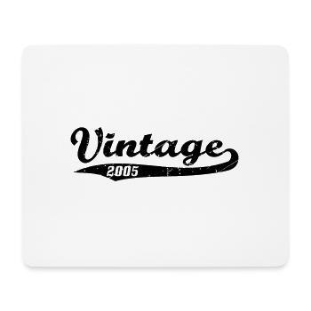 Vintage 2005 - Mousepad (Querformat) - Weiß - Vorne