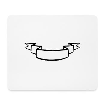 Banner curved - Mouse Pad (horizontal) - white - Front