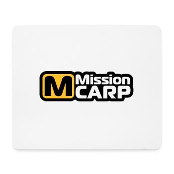 Fishing, carp, fish, mission carp - Mouse Pad (horizontal) - white - Front