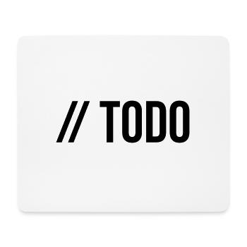 // TODO - Mousepad (Querformat) - Weiß - Vorne