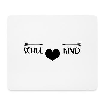 Einschulung Symbol - Mousepad (Querformat) - Weiß - Vorne
