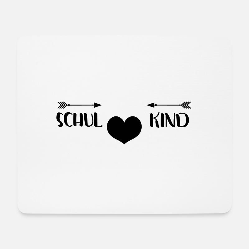 Einschulung Symbol - Mousepad (Querformat) - Weiß