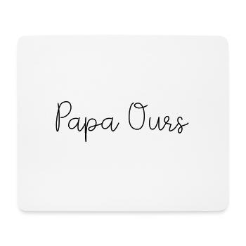 Daddy bear - Mouse Pad (horizontal) - white - Front