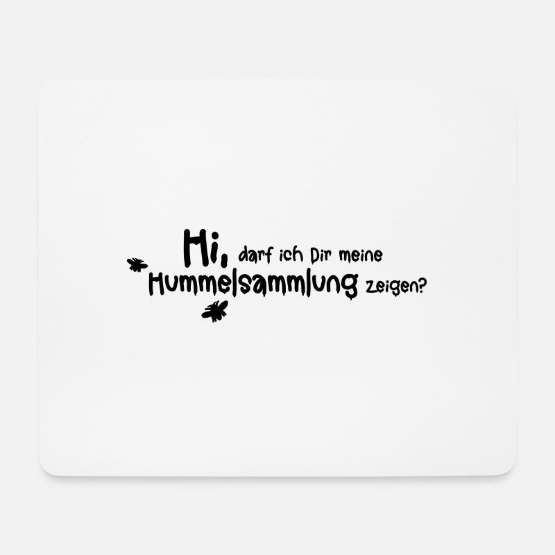 Hummel Sammlung Biene erste Liebe flirten Romantik - Mousepad (Querformat) - Weiß