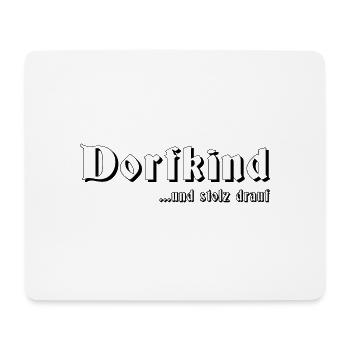 Dorfkind - Mousepad (Querformat) - Weiß - Vorne