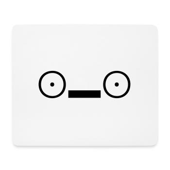 Japanische Emoticons 101 Kaomoji NJ - Mousepad (Querformat) - Weiß - Vorne