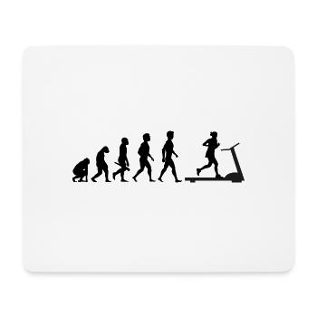 faire du jogging le jogging courir course sprinter5 sprint sport - Tapis de souris (format paysage) - blanc - Devant
